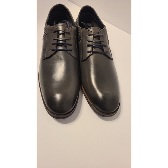 Thomas & Vine Mens Legion Dark Gray Oxfords NEW WOB Size 10 - Picture 2 of 6